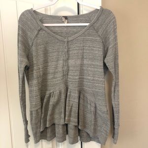 Ribbed button down long sleeve (SOLD)